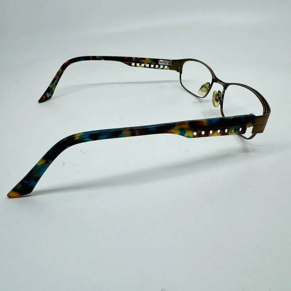 LIZ CLAIRBORNE Brown Eyeglasses‎ Frames Womens 52-18-130 H12118